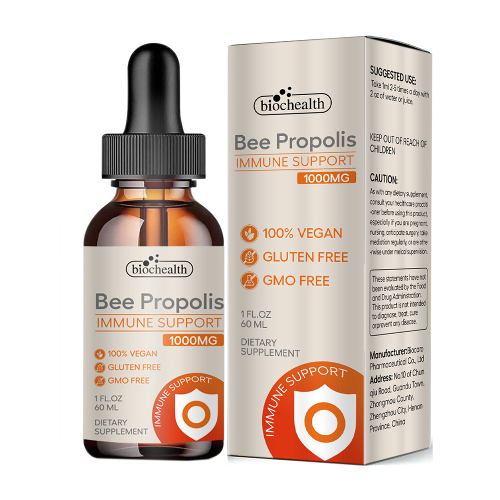 Biocaro Supply best organic propolis bee propolis liquid drops propolis drops liquid