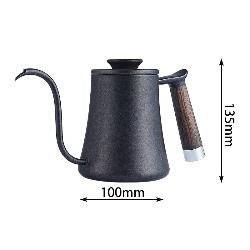 Coffee Brewing Maker Tool Coffee Kettle Hot 304 Stainless Steel Hand Drip Percolator 600ml Turkish Gooseneck Coffee Pot Kettle