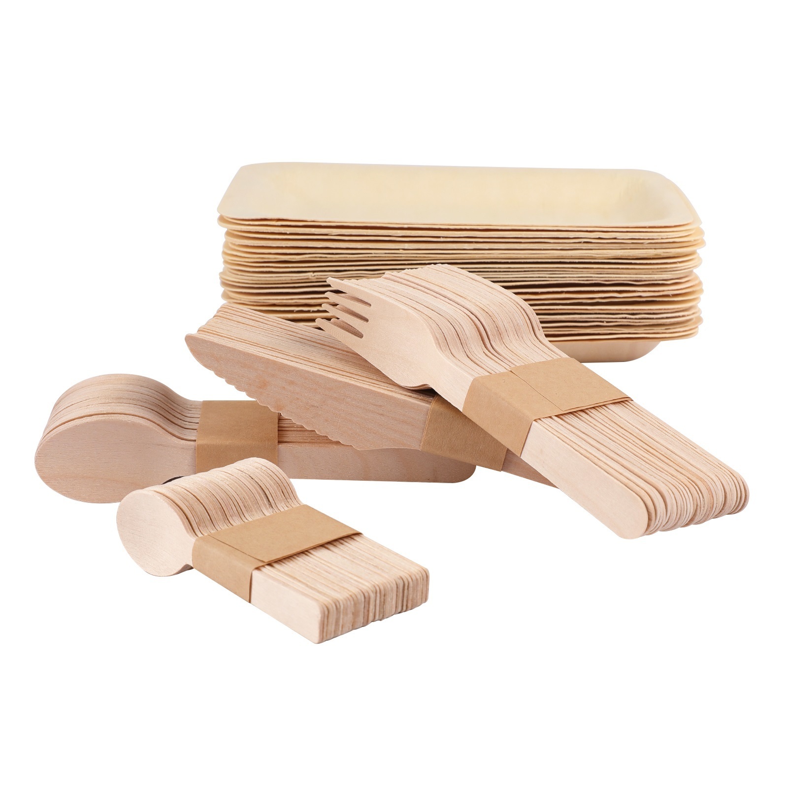 disposable fork cutlery utensils, party tableware & dinnerware, biodegradable paper dishes & plates