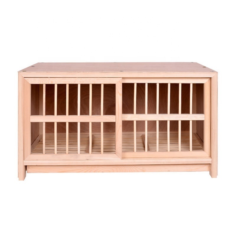 Customize Eco-friendly Foldable Outdoor Parrot Pet Dog Cages Birdhouse Birdcages Pigeon Breeding Boxes Wooden Pigeons Cages