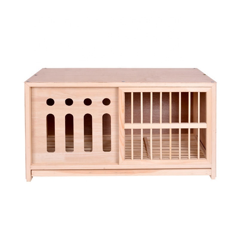 Customize Eco-friendly Foldable Outdoor Parrot Pet Dog Cages Birdhouse Birdcages Pigeon Breeding Boxes Wooden Pigeons Cages