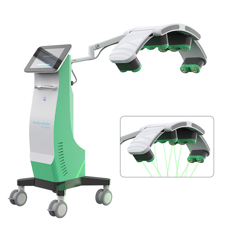 Professional 532nm Laser Diode 10d Maxlipo Laser Slimming Machine Green Light Physical Therapy Pain Relief Green Laser 10d Slim