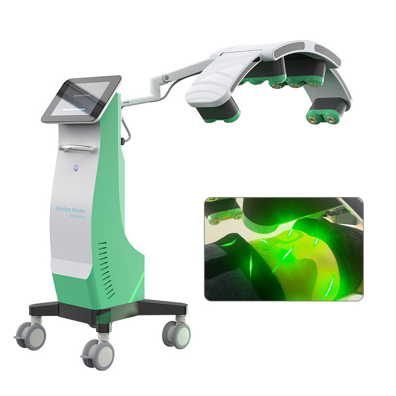 Professional 532nm Laser Diode 10d Maxlipo Laser Slimming Machine Green Light Physical Therapy Pain Relief Green Laser 10d Slim