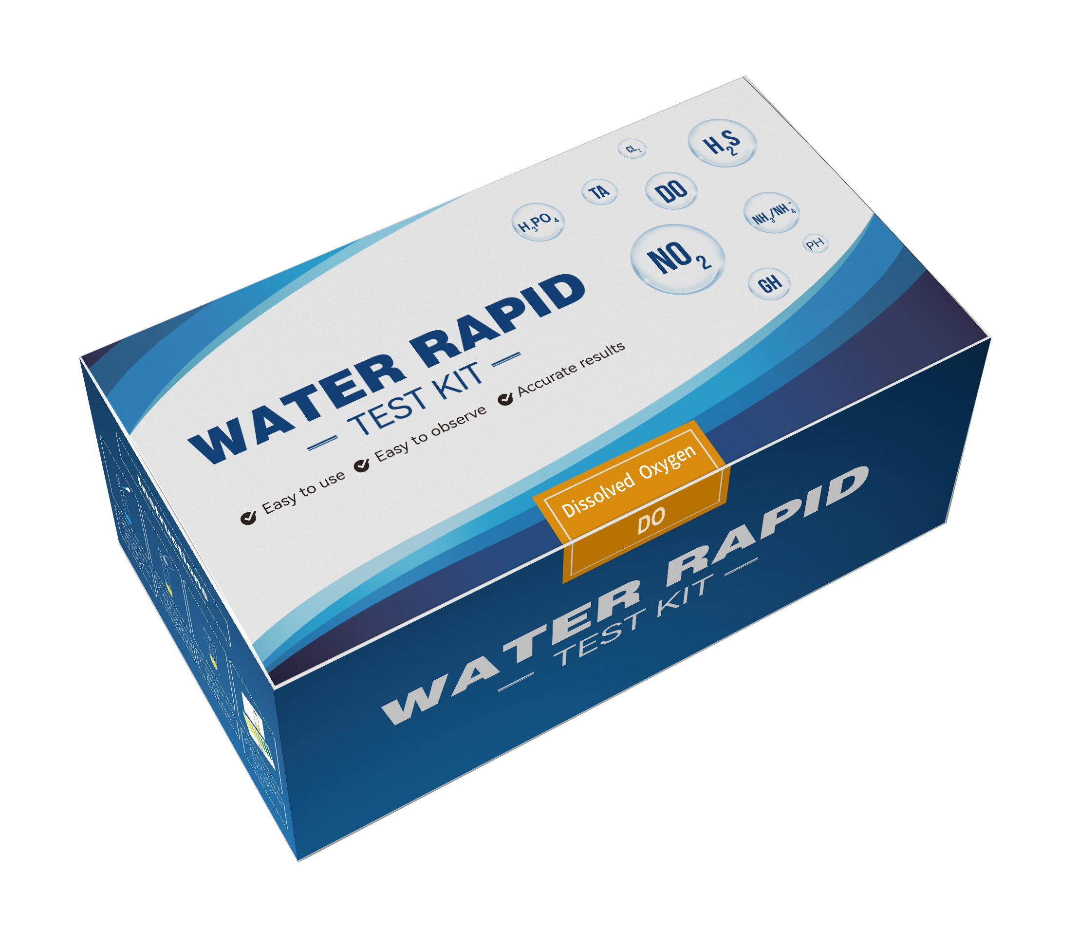 Rapid Test Series Dissolved Oxygen Test Kit Aquaculture Water DO Analysis Reagent 50 Tests With Factory Price