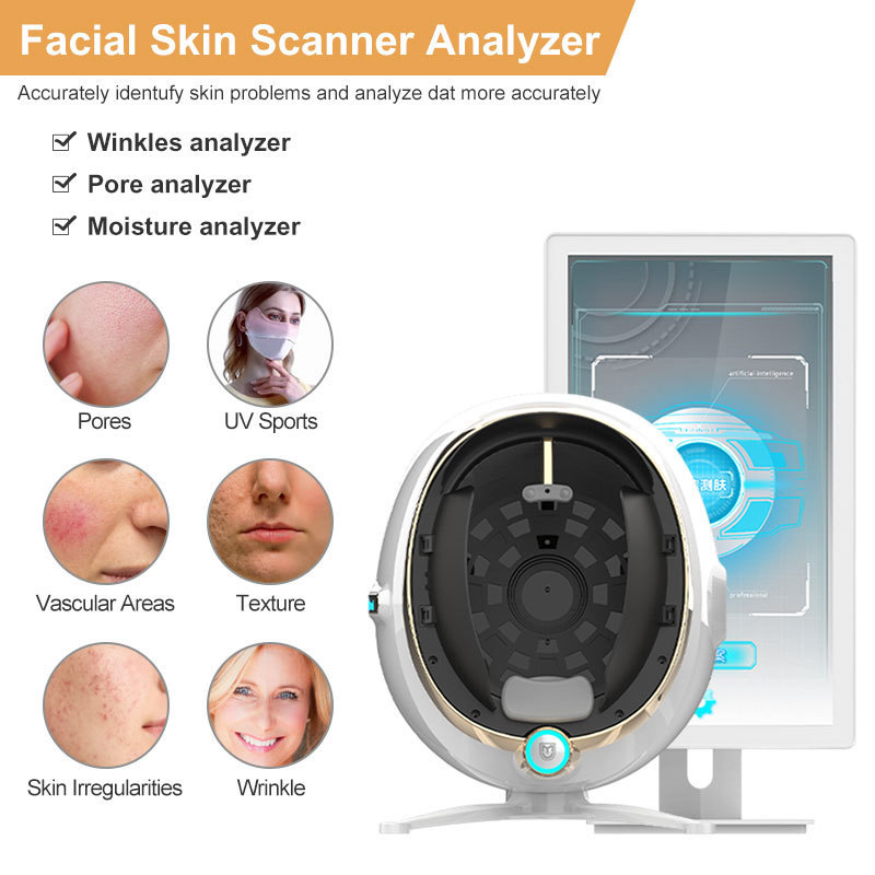 2023 New Portable Smart 3D Scanner Camera Device Facial Test Skin Analysis Machine Skin Analyzer Machine