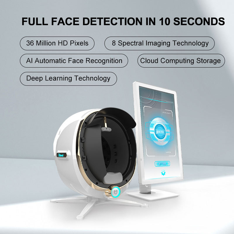 2023 New Portable Smart 3D Scanner Camera Device Facial Test Skin Analysis Machine Skin Analyzer Machine