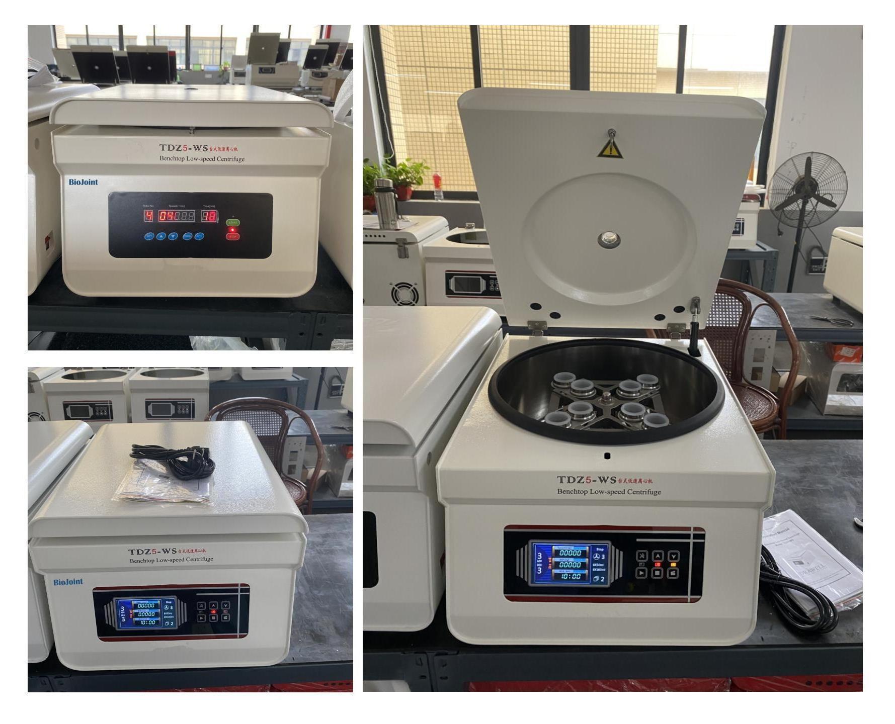 Benchtop Low Speed Medical Hospital Clinic Blood analysis 5500rpm Vacuum Tube Centrifuge TDZ5-WS