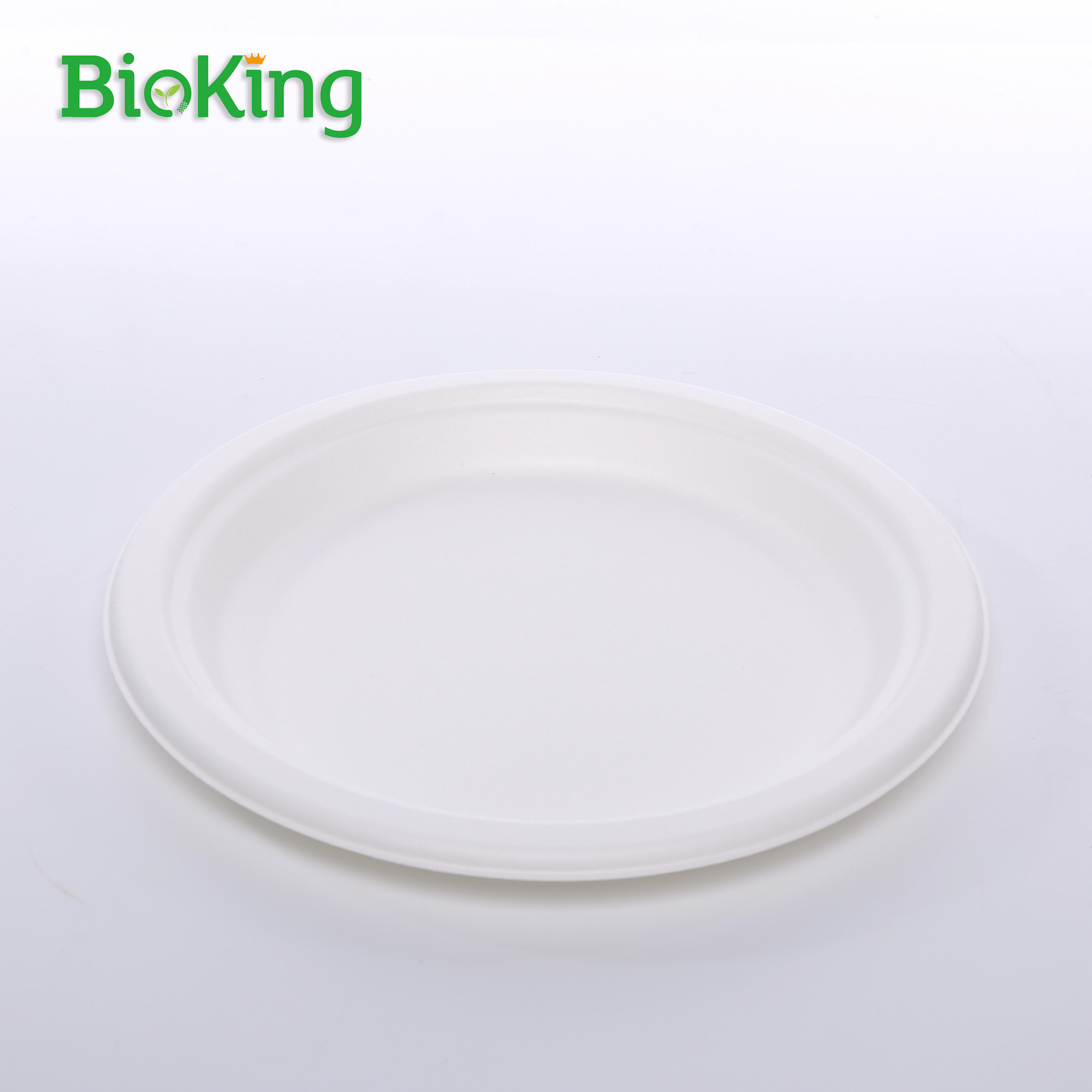 BioKing New arrivals with multiple specifications large capacity customisable bagasse paper plate