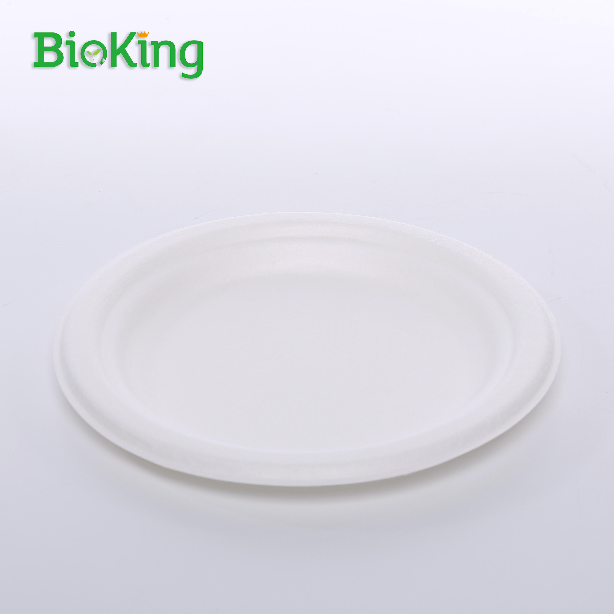 BioKing New arrivals with multiple specifications large capacity customisable bagasse paper plate