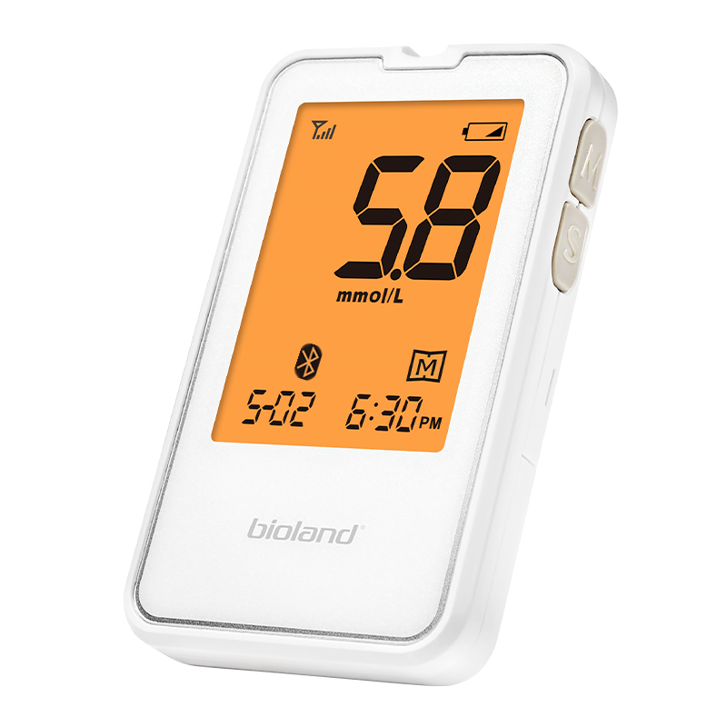 Smart blood glucose monitor kit blood glucose analyzer monitoring test strips bluetooth sensor