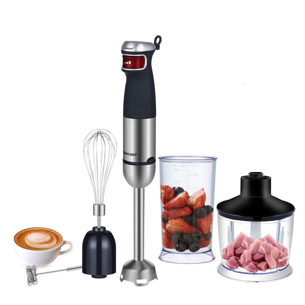 Immersion Blender Set Multi Function Kitchen Household Stick Hand Stick Mixer 1200w Food Chopper Processor for Shakes Smoothies