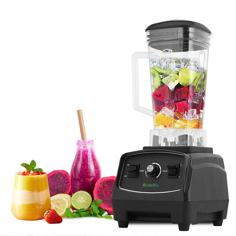 Excellent Quality Multipurpose Red Black White 2L Commercial Heavy Duty Electric Food Processor Juicer Blender