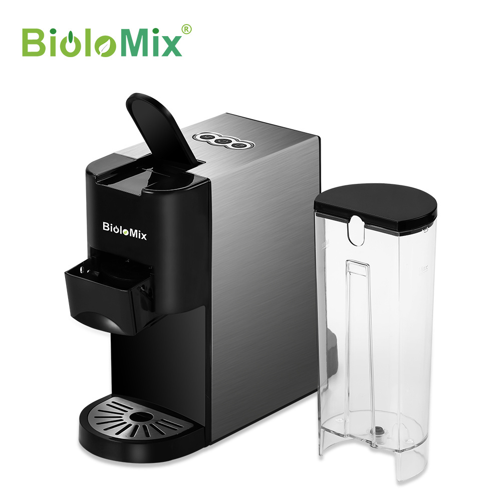 BioloMix 3 in 1 Espresso Coffee Machine 19Bar 1450W Multiple Capsule Coffee Makers Fit Nespresso,Dolce Gusto and Coffee Powder