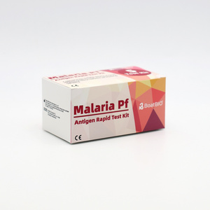 ICT Malaria Fever Pf Antigen Diagnostic Rapid Testing Kit Professional Use 5t Plastic Cassette For Rapid Test