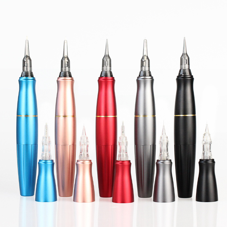 Hotsale Biomaser P90 Eyebrow Permanent Makeup Tattoo Machine Pen Set Universal Cartridge Needle Dermografo Microblading Machine