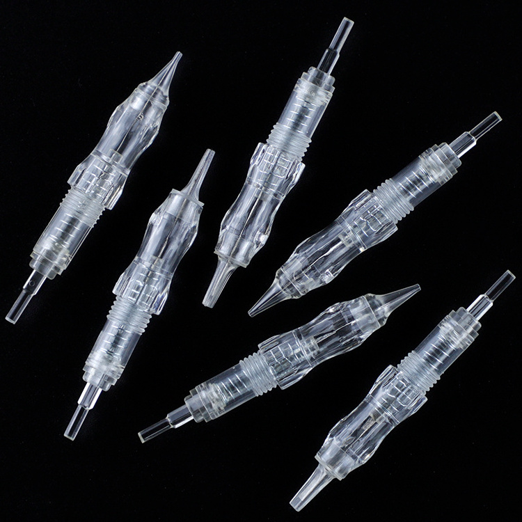 BIOMASER Sterilized Nano Screw type Cartridges Tattoo Permanent Makeup Machine Needles  Membre Needle Cartridge