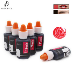 Biomaser Multicolor Skin Safe Micropigmentation Tattoo Ink Permanent Makeup Pigment for Eyebrow Microblading pigment