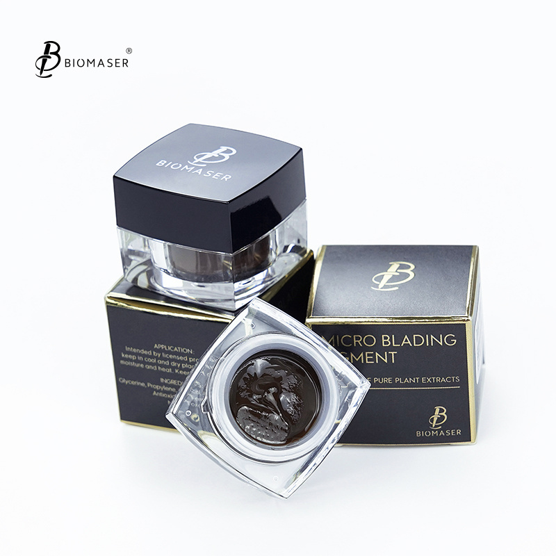 Biomaser Custom Microblading Pigment OEM 5ML Tattoo Ink Organic Eyebrow Permanent Makeup For Manual Use