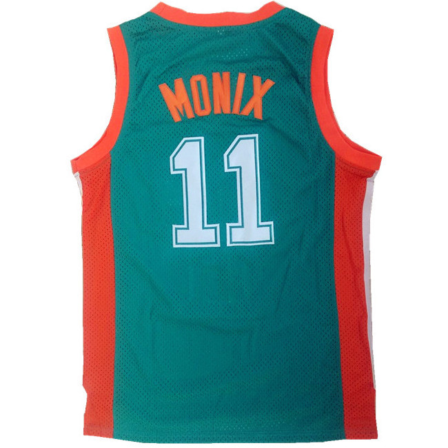 Costume Movie Basketball Shirt #11 Green Basketball USA Team Jersey