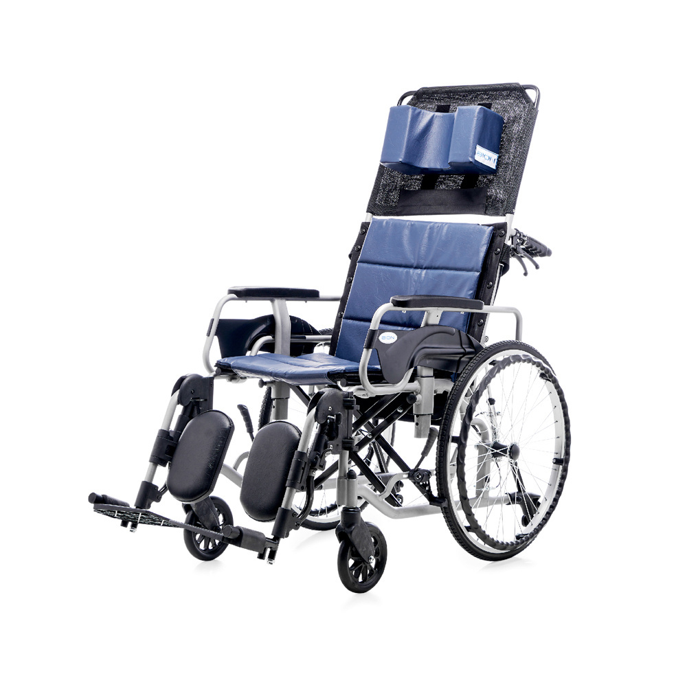 BION Detac Recliner Wheelchair Rehabilitation Therapy Supplies Aluminium 23.0KGS 100KGS Manual Wheel Chair Singapore Brand