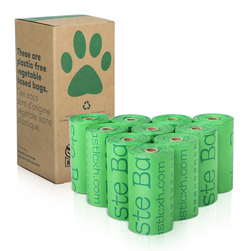 biodegradable dog poop bags disposable cornstarch best pet supplies dog poop bags for waste refuse