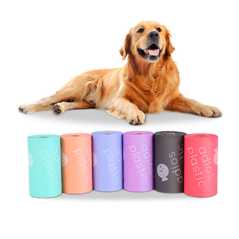 biodegradable waterproof dog waste poop bags for dog disposable thickened plastic diaper bag