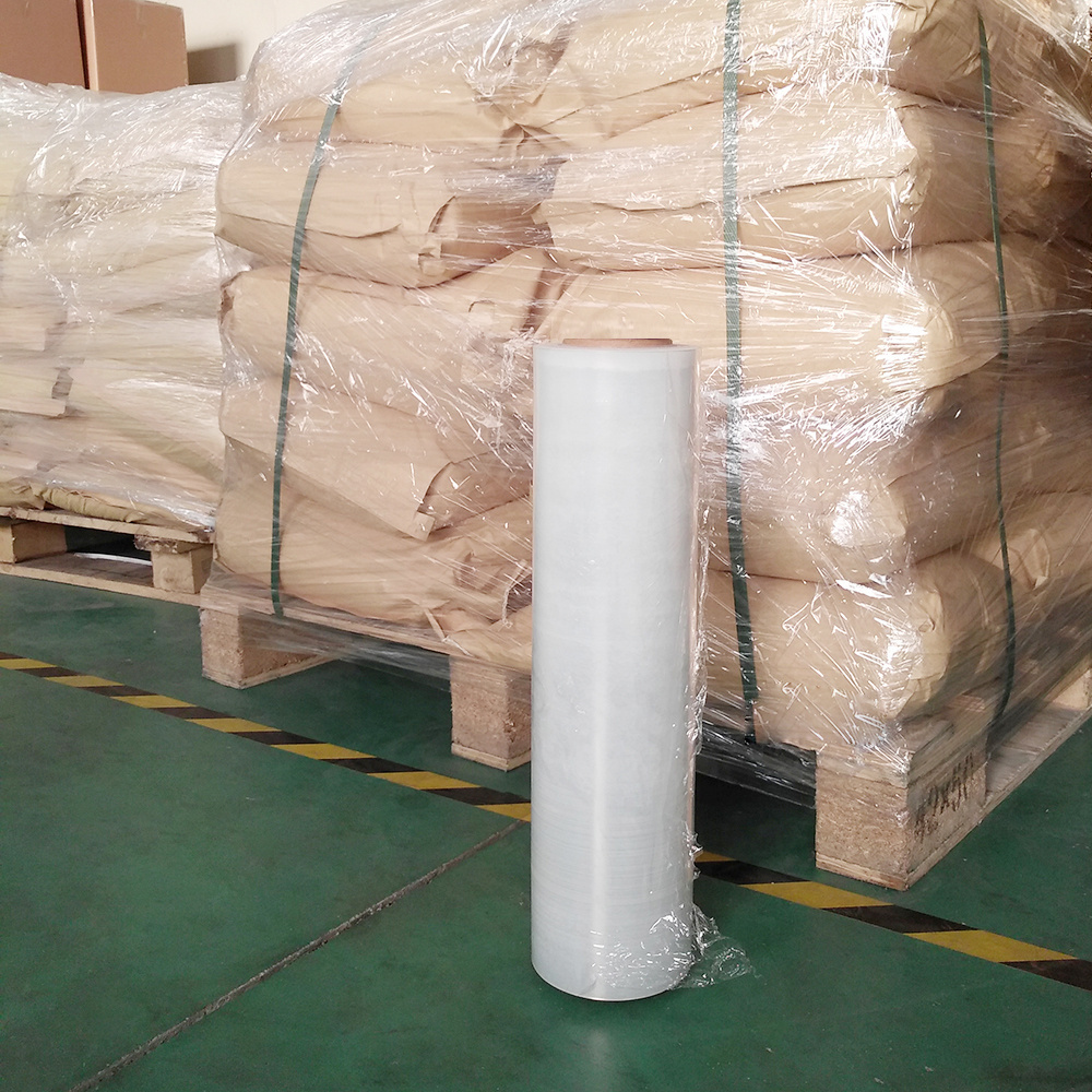 China Clear  Plastic Stretch Film Wrapping Reusable Pallet Wrap Agriculture  compostable Stretch Film Strech