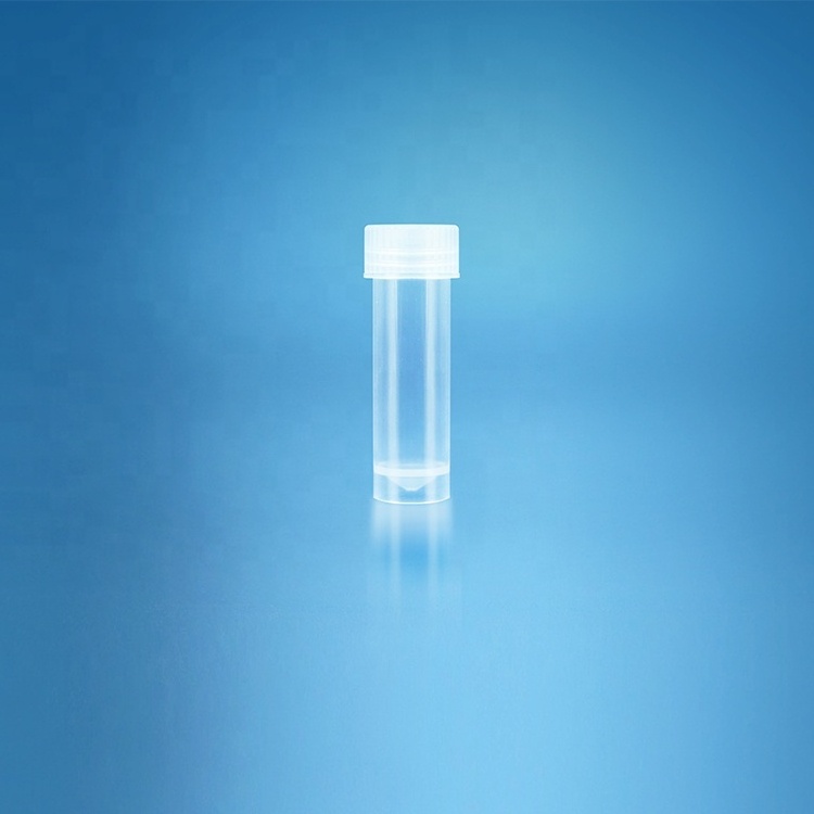 Quaero Lab Consumable Self Standing microtube pcr sample test preservation cryotubes clear plastic test tubes with screw caps