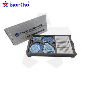 Maxillofacial Universal Neuro Low Profile Fixation Module Plate/Skull Base Plates/Mesh/Screws Orthopedic Implants instruments