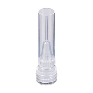 0.5ml polypropylene transparent test tube micro screw cap tube with screw caps