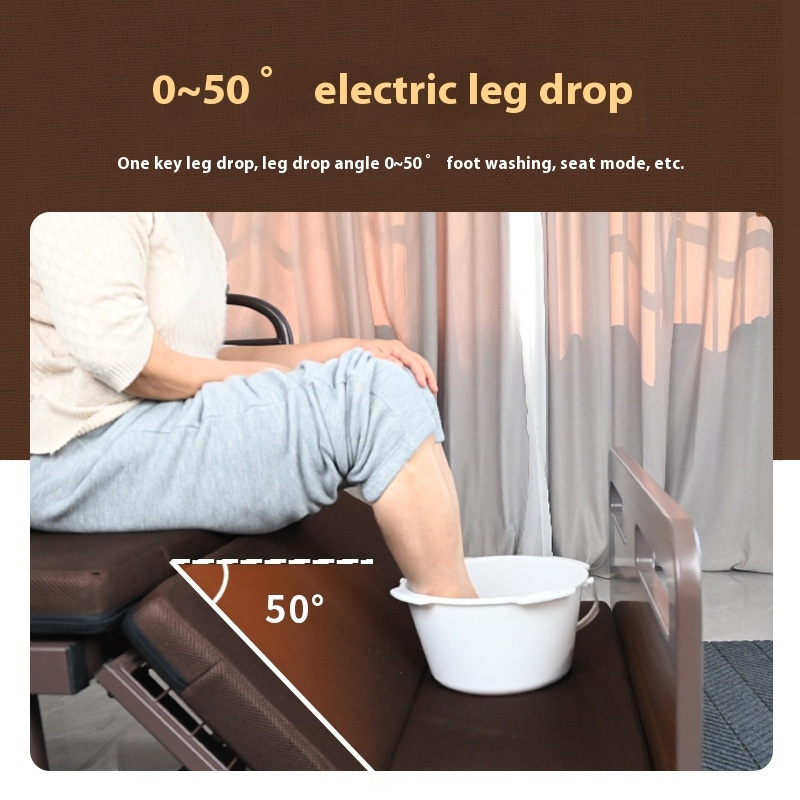 for the elderly and patients with mobility problem electric multi-functional bed turn over rotary sitting electric bed