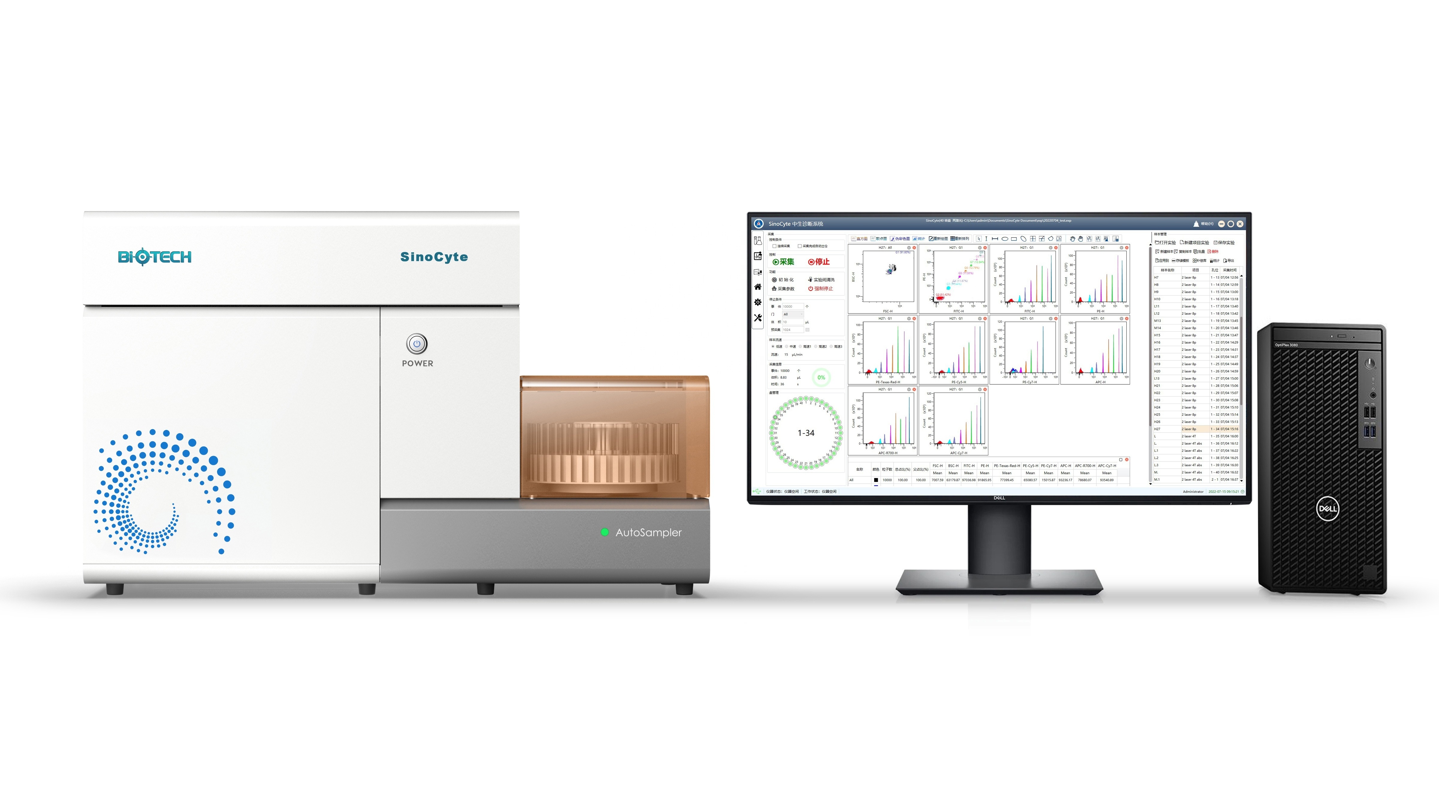 BIOSINO fully automated Blood Particle Analysis flow cytometers for scientific and laboratory equipments