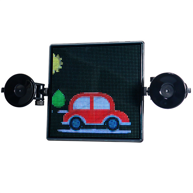 New Arrival Gift Car Led Digital Display Boards GIF display car screen animation led sign