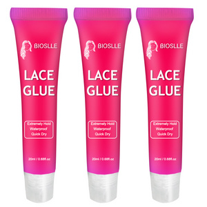 BIOSLLE  Strong Hold Skin Safe Quick Dry Waterproof Hair Tube Lace Glue Adhesive For Lace Wig And Frontal