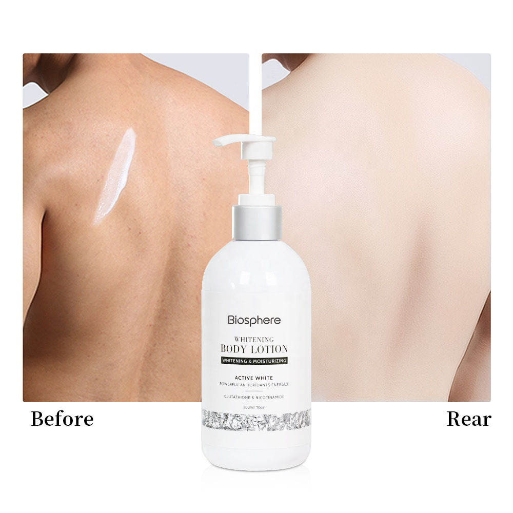 OEM Custom Private Whitening Body Lotion Brightening Skin Milk Lotion For Dark Skin Natural Organic Bleaching Cream