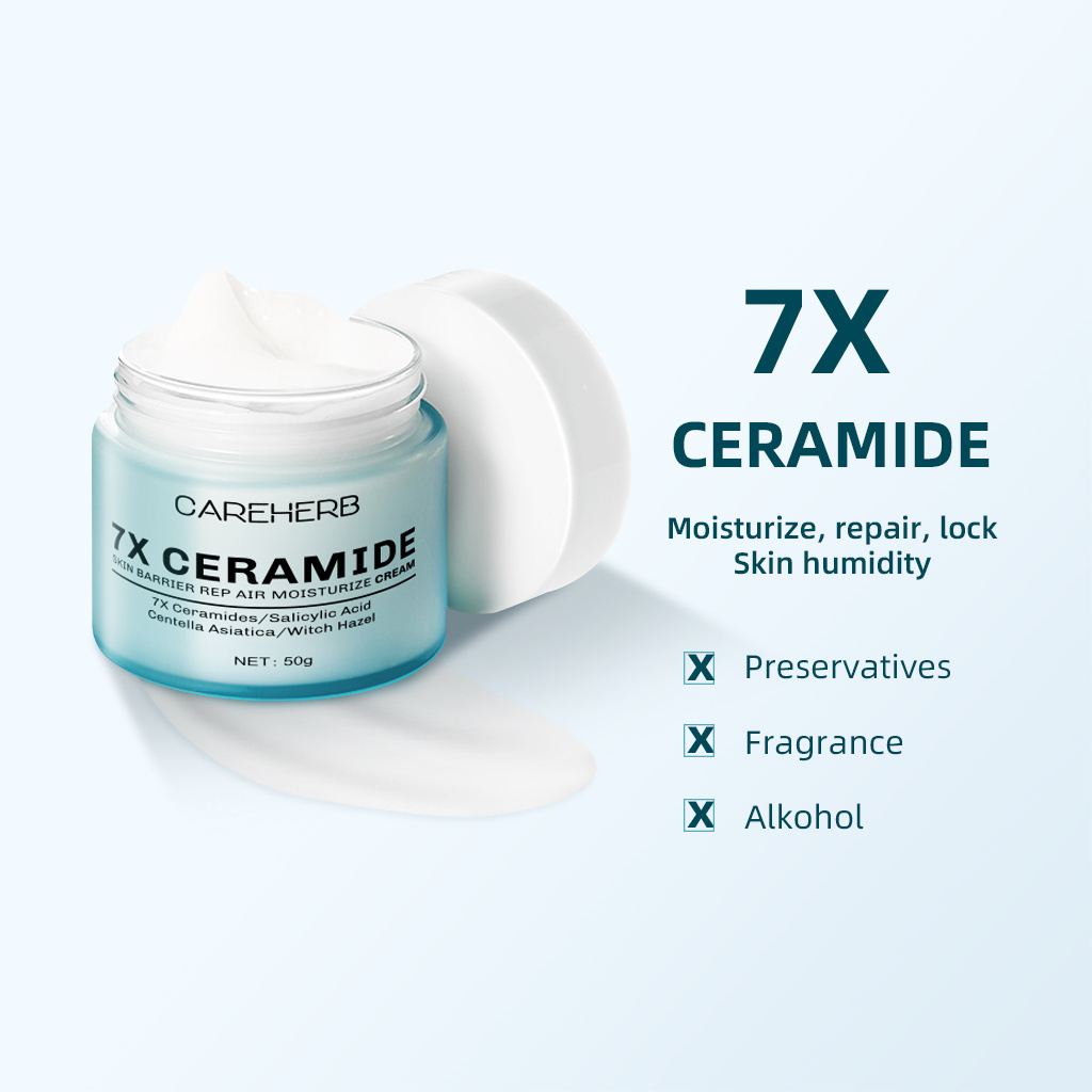 Biosphere Private Label 7X Ceramide Barrier Repair Skin Care Cream Tightening Whitening Repair Face Cream