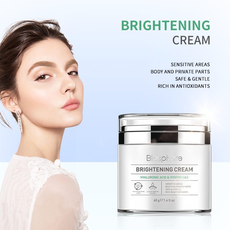 OEM ODM Private Label Face Fast Care Bleaching Cream Snow Whitening Tone Up Cream Brightening For Black Skin