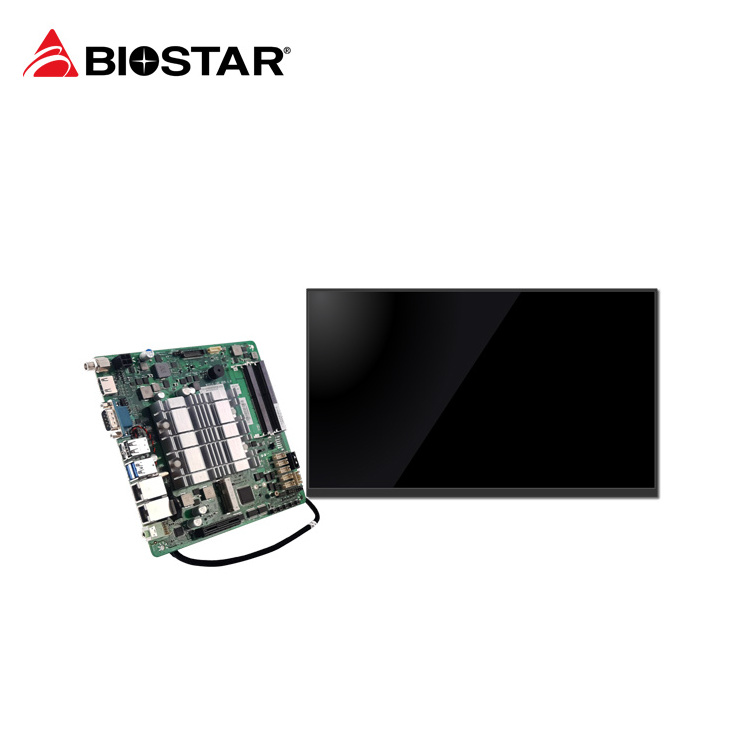 BIOSTAR BIELK-IHT J6412 with LCD panel AUO 15.6 v5.0 hmi IPC motherboard