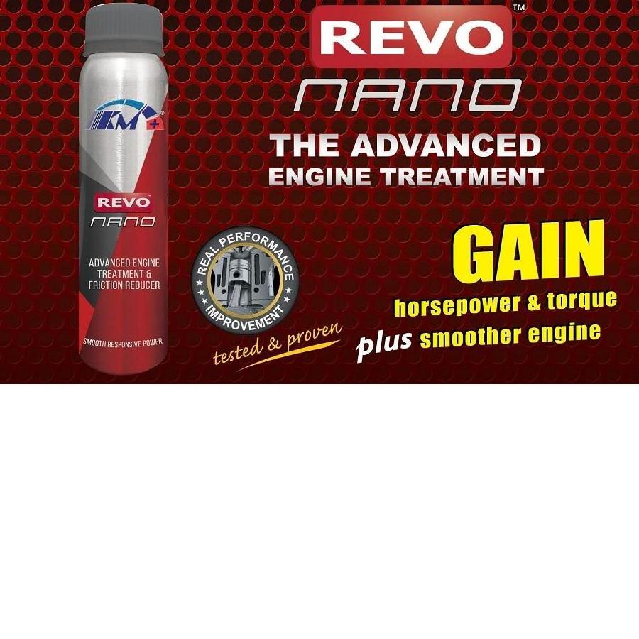 Advanced Formula REVO NANO Premium Engine Treatment & Friction Reducer Power Boost Fuel Saver 120ml Aluminium Can Packing