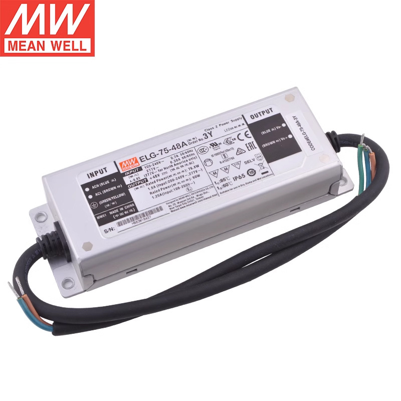 waterproof meanwell triac dimmable led driver ELG series 40w 50w 60w 75w 100W 150W 200W 240W 300W output 12v 24v 36v 48v