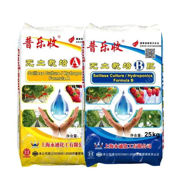 Special fertilizer for soilless cultivation strawberry leafy vegetables