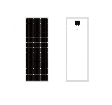 Solar Panel 36 Cells Monocrystalline Solar Panels and Is 100W 110W 120W  18vBlack lid waterproof case 182mm battery sheet