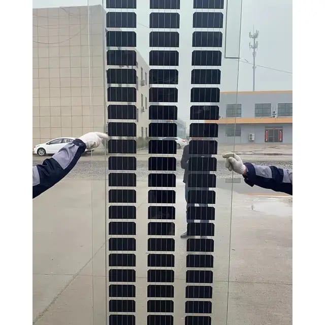 450W Amorphous Thin Film Transparent Solar Panel for Building Integrated Photovoltaic BIPV Systems