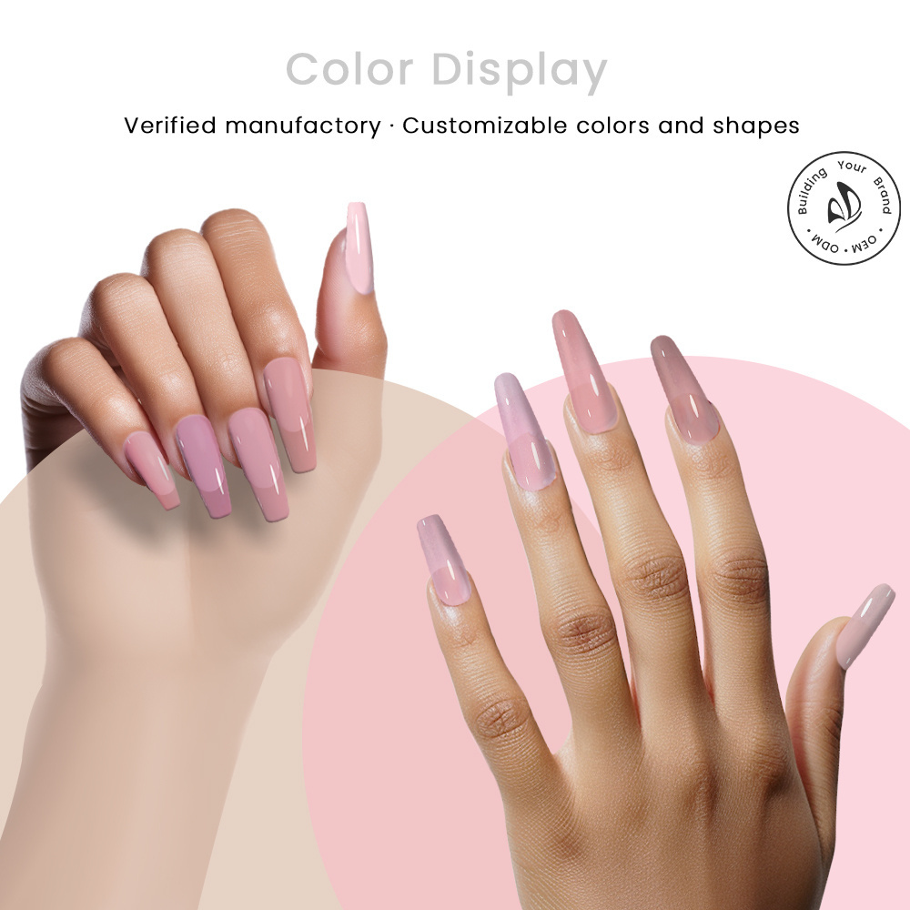 NEW Trend Long Lasting Custom Logo Soak Off 10ml Nail Gel Polish Private Label Color Nail Polish Set UV Gel Polish Nail Glue