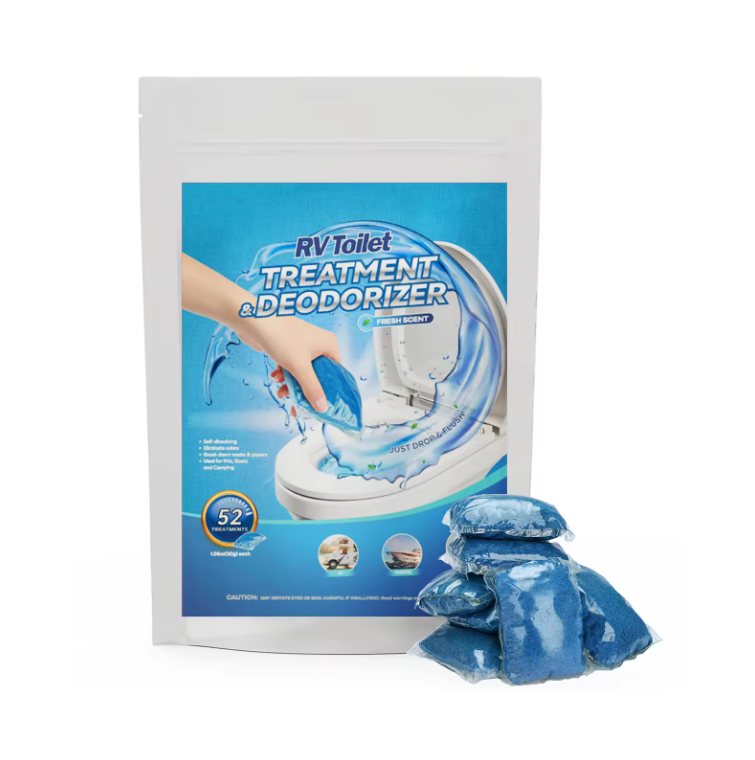 Holding Tank Deodorizers for RV/Marine Portable Camping Toilet Eliminating Odors and Breaking Down Waste Papers Fresh Scent