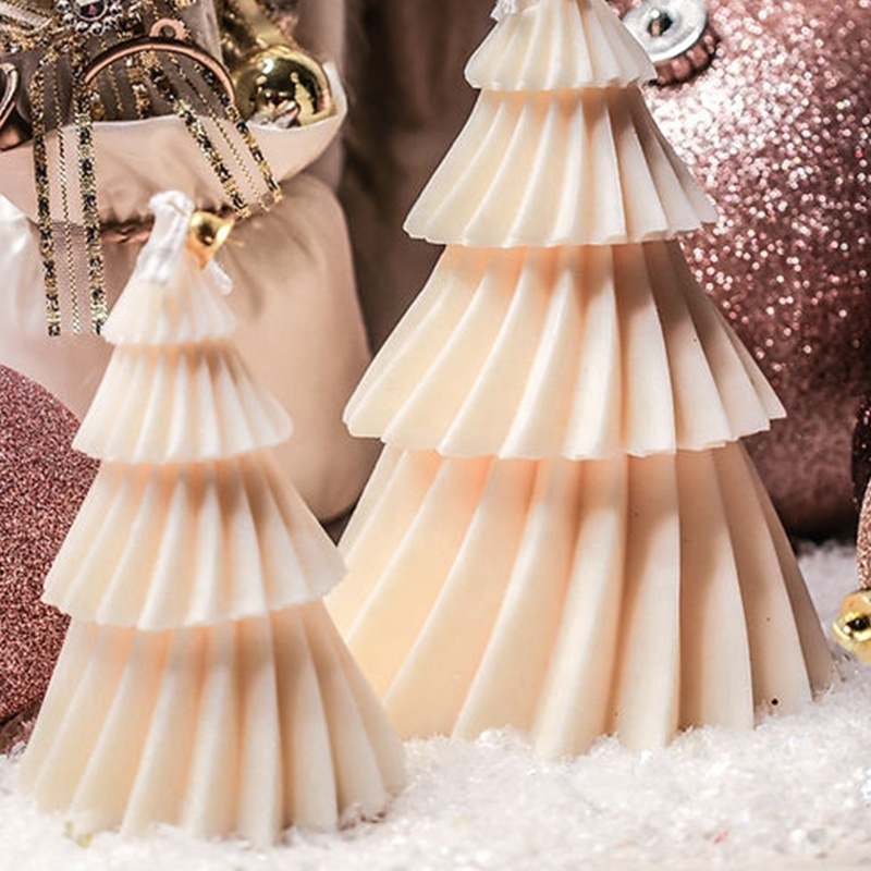 Long strip candle DIY long strip Christmas tree handmade scented candle handmade Christmas Decoration Candle