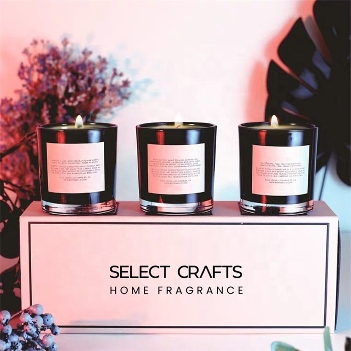 Customized Private Label Aromatherapy Scented Candle Collection Luxury home Fragrance Soy Wax Beeswax Scented Candle