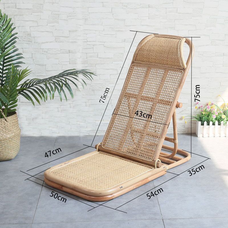 High Quality Outdoor Garden Rattan Wicker Chairs Sun Swing Rattan Folding Lounge Beach Chair With Custom Color Size Logo