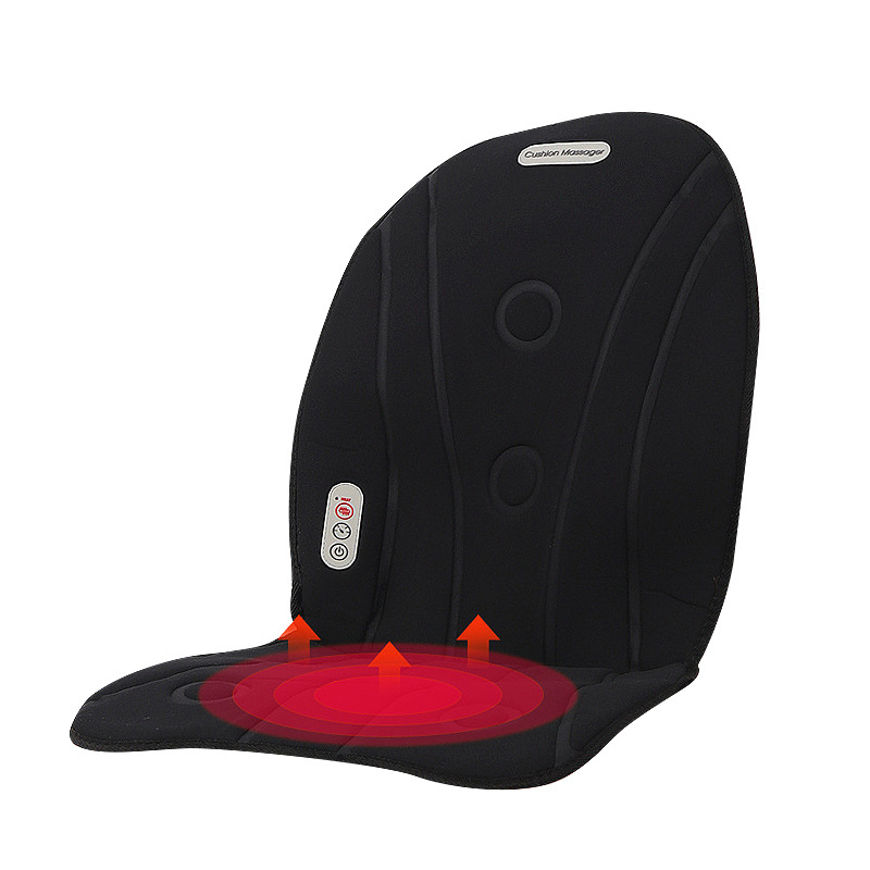 Electric Shiatsu Car Seat Cushion Vibrating And Heating Full Body Car Back Seat Massage Cushion