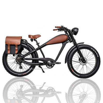 BISEK 48v 17.5Ah Beach Cruiser Electric Hybrid Bike Bicycle 1000w Super Fat Tire  Electric City Dirt Ebike